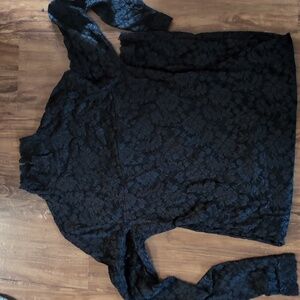 NWT/ BLACK LACE/ OPEN BACK/ MEDIUM